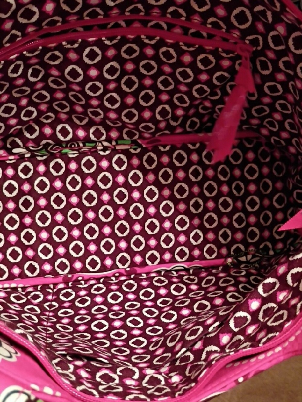 Vera Bradley Cupcakes Pink Quilted Gabby Tote - Picture 6 of 6